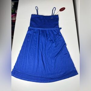 Esprit NWT Mini  Dress Spaghetti Straps Blue Women's Size M